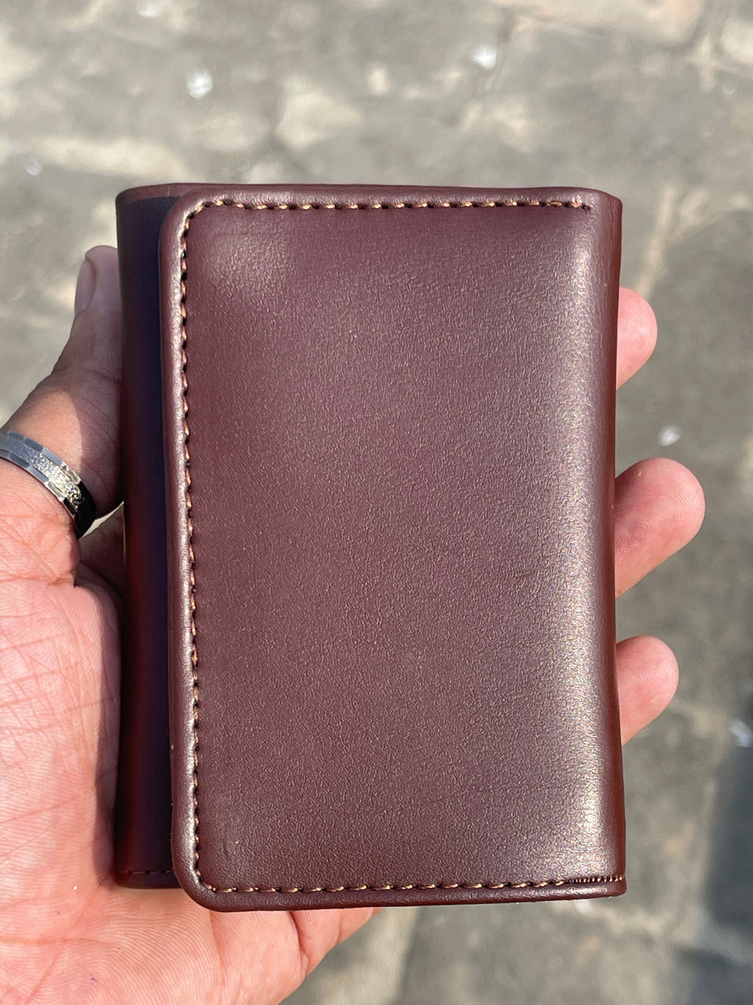 Men Tri fold Leather Wallet