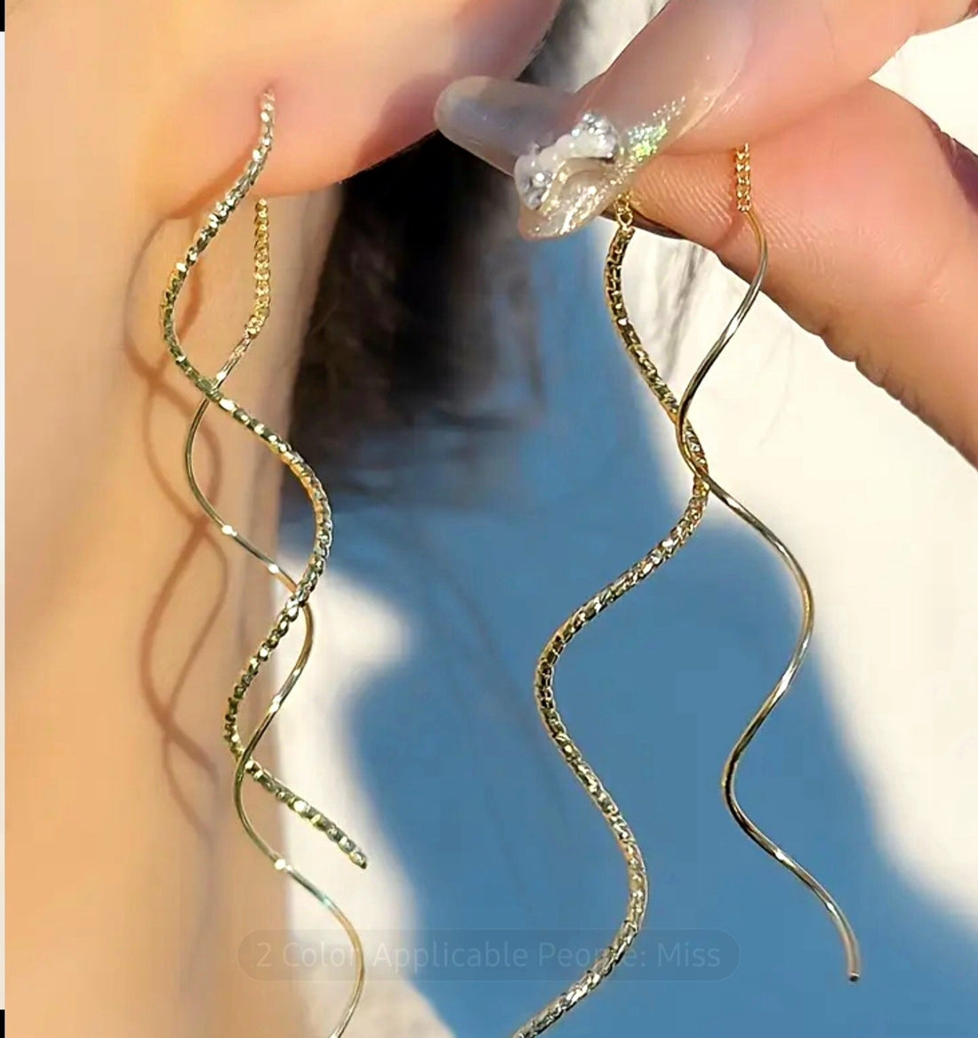 Spiral Drop Earrings